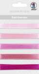 Ursus SATIN-BÄNDER 90CM,5BÄNDER ROSA SORTIERT