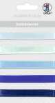 Ursus SATIN-BÄNDER 90CM,5BÄNDER BLAU SORTIERT