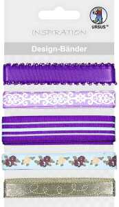 Ursus DESIGN-BÄNDER 90CM,5B.ROMANTIK SORT.