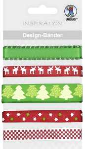 Ursus DESIGN-BÄNDER 90CM,5B.WEIHN.TRADIT.SORT.