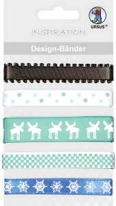 Ursus DESIGN-BÄNDER 90CM,5B.WINTER PETROL S.