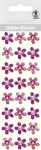 Ursus GLITTER STICKER "BLÜTEN",24ST.PINK