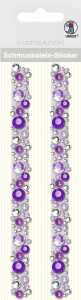 Ursus SCHMUCKST.STICKER BORDÜREN "FANCY",2ST.VIOLET