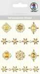 Ursus SCHMUCKST.STICKER "MEDAILLONS",8ST.GELB