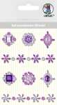 Ursus SCHMUCKST.STICKER "MEDAILLONS",8ST.VIOLETT