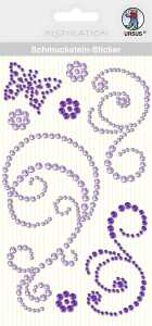 Ursus SCHMUCKST.STICKER "ORNAMENTE",8ST.VIOLET