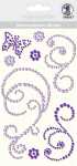 Ursus SCHMUCKST.STICKER "ORNAMENTE",8ST.VIOLET