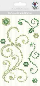 Ursus SCHMUCKST.STICKER "ORNAMENTE",8ST.GRÜN