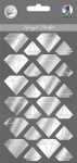Ursus SPIEGEL-STICKER SILBER, DIAMANTEN, MOTIV 02