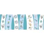 Ursus TRANSP.PAPIER "GLORY"PETROL,115G.A4,25BL....