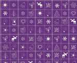 Ursus TRANSP.115G.DIN A4,5BL.COUN.CHRISTM.VIOLETT