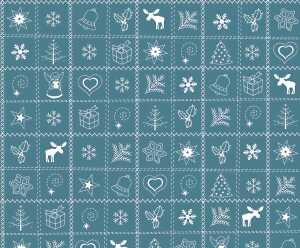 Ursus TRANSP.115G.DIN A4,5BL.COUN.CHRISTM.PETROL
