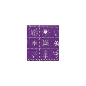 Ursus TRANSP.115G.DIN A4,25BL.COUN.CHRISTM.VIOLETT