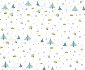 Ursus TRANSP.115G.DIN A4,5BL.MAGIC CHRISTM.PETROL