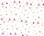Ursus TRANSP.115G.DIN A4,5BL.MAGIC CHRISTM.PINK