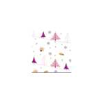 Ursus TRANSP.ROLLE 115G.50x61CM,MAGIC CHRISTM.PINK