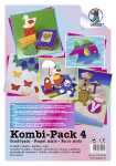 Ursus KOMBI-PACK 4 23x33CM,20BL.BASTELWP+3DBASTELWP