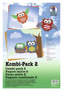 Ursus KOMBI-PACK 2 23x33CM,40BL.BKTN.GEP.+FK.BEDR.S