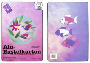 Ursus ALU-BASTELKARTON 300G.23x33CM,10BL.10F.SORT.