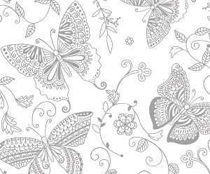 Ursus ZAUBERPAPIER 250G.48X67CM,SCHMETTERLINGE