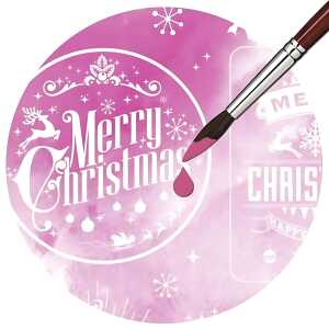 Ursus ZAUBERPAPIER 250G.23X33CM,10BL.MERRY CHRISTMAS