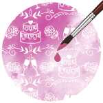 Ursus ZAUBERPAPIER 250G.A4,10BL.HOCHZEITSTORTE