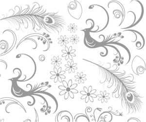 Ursus ZAUBERPAPIER 250G.A4,10BL.PFAUEN