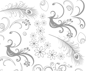 Ursus ZAUBERPAPIER 250G.A4,10BL.PFAUEN