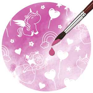 Ursus ZAUBERPAPIER 250G.A4,10BL.EINHORN