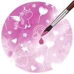 Ursus ZAUBERPAPIER 250G.A4,10BL.EINHORN