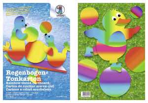 Ursus REGENB.-TONKTN.170G.23x33CM,10BL.SORTIERT