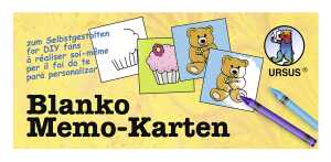 Ursus BLANKO-MEMO 60x60MM,60KARTEN