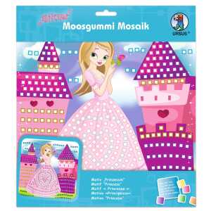 Ursus MOOSGUMMI MOSAIK "GLITTER PRINZESSIN"