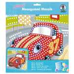 Ursus MOOSGUMMI MOSAIK "GLITTER RENNWAGEN"