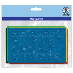Ursus MOOSGUMMI 2MM,130 BUCHSTABEN SORTIERT