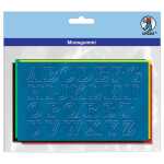 Ursus MOOSGUMMI 2MM,130 BUCHSTABEN SORTIERT