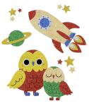 Ursus MOOSGUMMI 2MM,20x30CM,6BL.6F. "GLITTER"...
