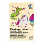 Ursus MOOSGUMMI 2MM,20x30CM,6BL.6F. "GLITTER"...