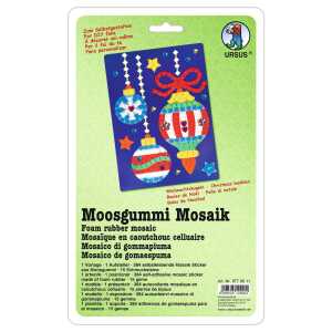Ursus MOOSGUMMI MOSAIK "WEIHNACHTSKUGELN"