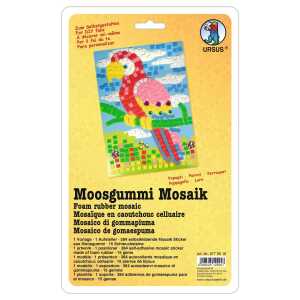 Ursus MOOSGUMMI MOSAIK "PAPAGEI"