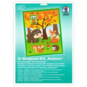 Ursus MOOSGUMMI-BILD 3D "WALDTIERE"