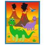 Ursus MOOSGUMMI-BILD 3D "DINOSAURIER"