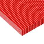 Ursus BASTELWELLPAPPE 260G.50x70CM,RUBINROT