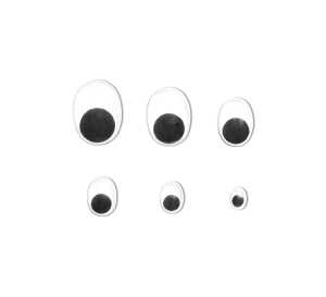 Ursus WACKELAUGEN 7MM,100 STÜCK OVAL