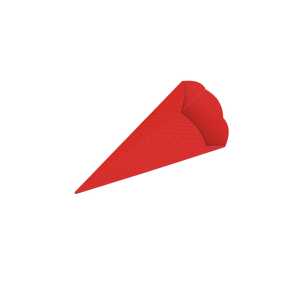 Ursus 3D-SCHULTÜTEN,41CM HOCH,5ST.RUBINROT