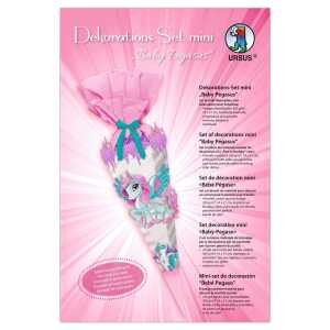 Ursus DEKO-SET SCHULTÜTE EASY LINE MINI "BABY PEGASUS"