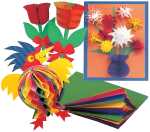 Ursus REGENB.-WABENPAPIER 34,5x49,5CM,5BL.SORTIERT