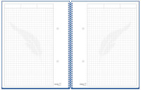 RNK Notizbücher, 176x216mm, Business blau