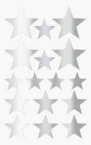 HEYDA Sticker Sterne silber 4005329147234