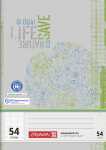 BRUNNEN Schulheft A5 liniert Lineatur 54 Vokabel 32 Bl Recyclingpapier